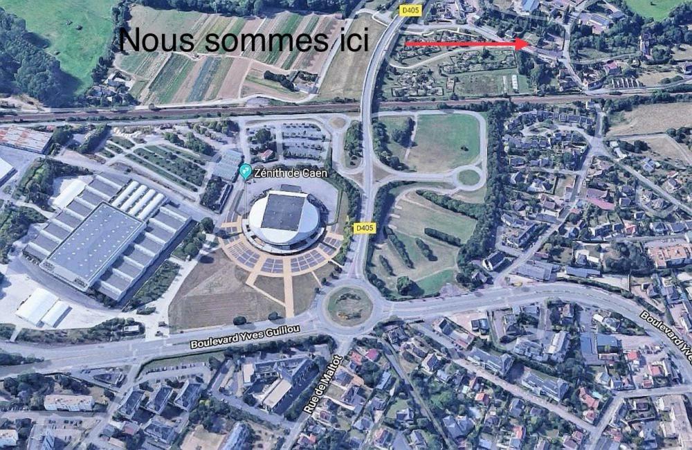 Villa L'Odon Caen Esterno foto